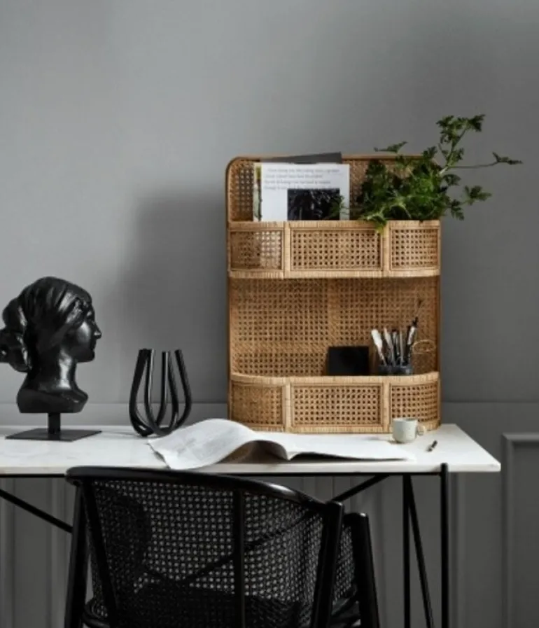 Lucca rotan rek - naturel