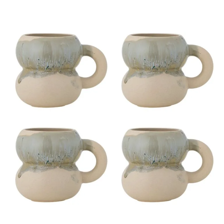 Luna mokken blauw set van 4 stuks - 82062967