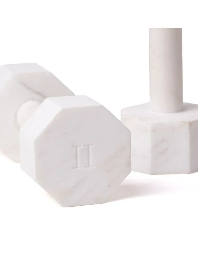 Lvdis marmeren decoratie dumbell set 2KG - 10132