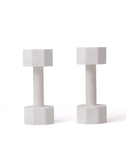 Lvdis marmeren decoratie dumbell set 3KG - 10133