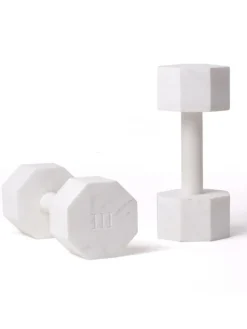 Lvdis marmeren decoratie dumbell set 3KG - 10133