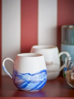 Lyre mokken blauw set van 4 stuks - 82072550