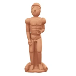 Magna graecia terracotta bronzo helmet object - 11521