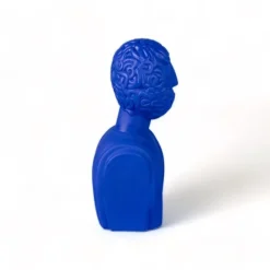 Magna graecia terracotta bust man object blauw - 11512B