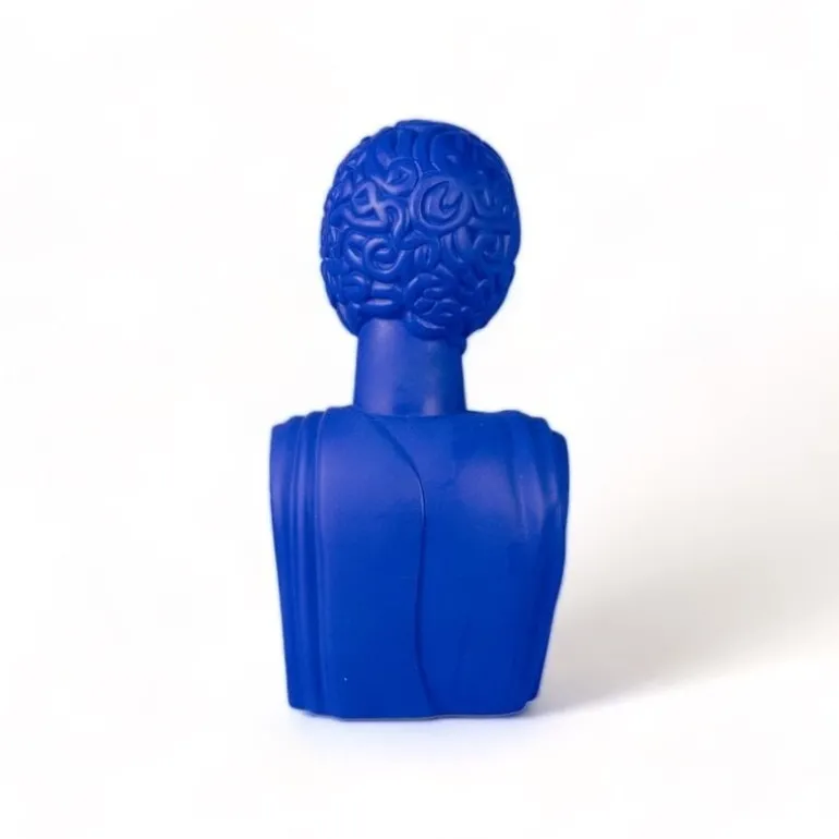 Magna graecia terracotta bust man object blauw - 11512B