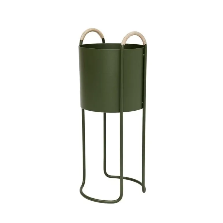 Maki plantenbak hoog olijf - L300333