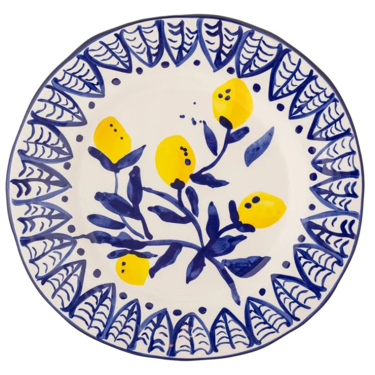 Maxima borden Ø27cm blauw set van 6 stuks - 82061673