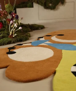 Melody Moon butterfly vloerkleed lemon XL - 1.45.10.117.099.6