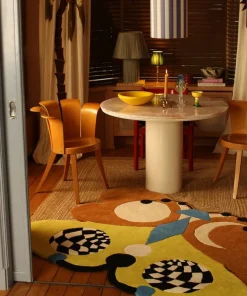 Melody Moon butterfly vloerkleed lemon XL - 1.45.10.117.099.6