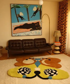 Melody Moon butterfly vloerkleed lemon XL - 1.45.10.117.099.6