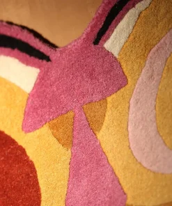 Melody Moon butterfly vloerkleed ocre L - 1.45.10.120.099.5