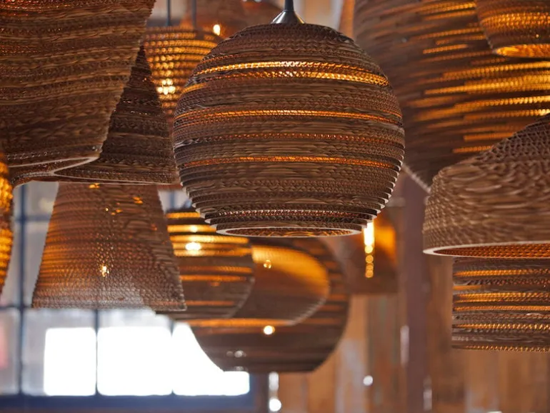 Moon 18 hanglamp naturel - GP-163