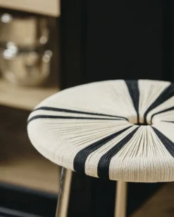 Morice kruk laag zwart/ivoor - 1680