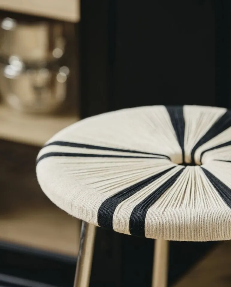 Morice kruk laag zwart/ivoor - 1680