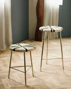 Morice kruk laag zwart/ivoor - 1680