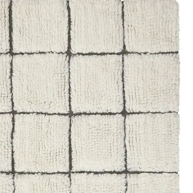 Mosaic vloerkleed wol naturel 230x300cm