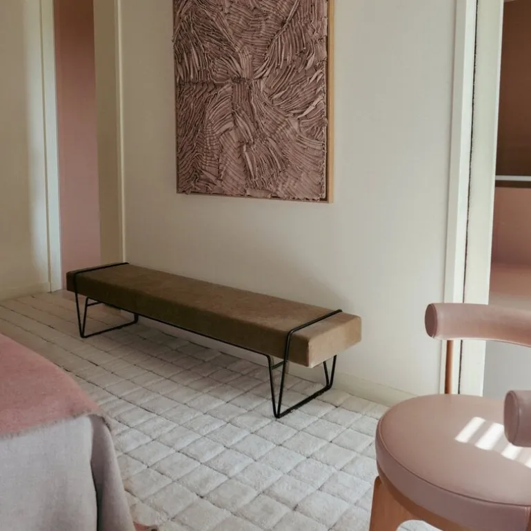 Mosaic vloerkleed wol naturel 230x300cm