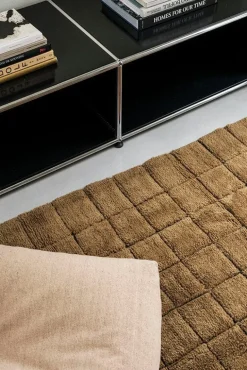 Mosaic vloerkleed wol ochre 170x240cm