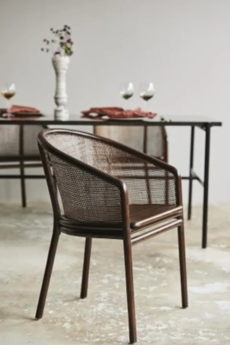 Mosso stoel - donkerbruin