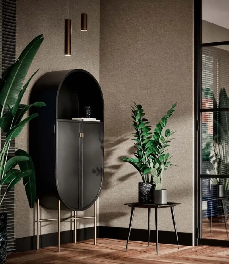 Naturel chique behang linnen look New Jersey - SW-014