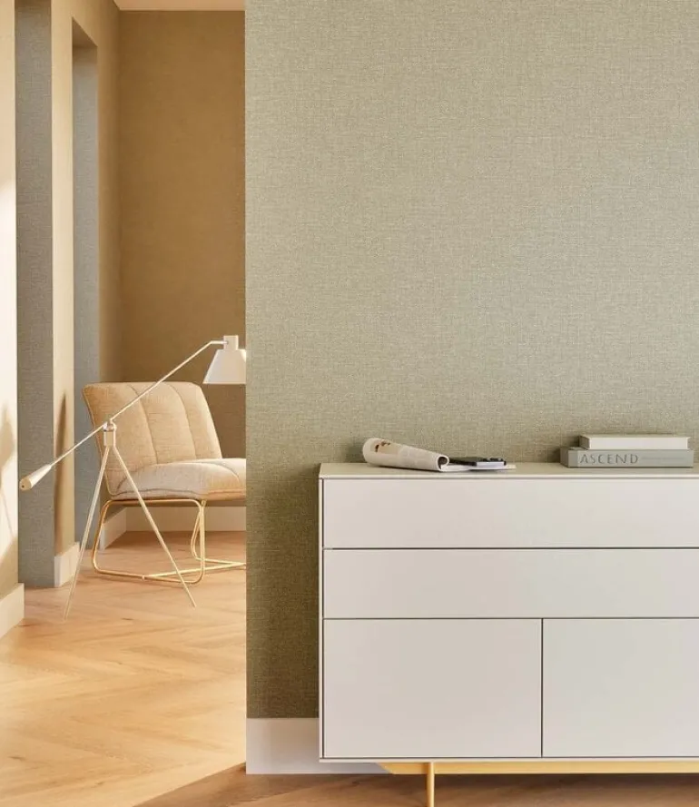 Naturel chique behang linnen look Long Island - SW-013