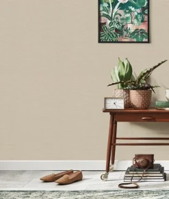 Naturel chique behang linnen look Venice - RW-005