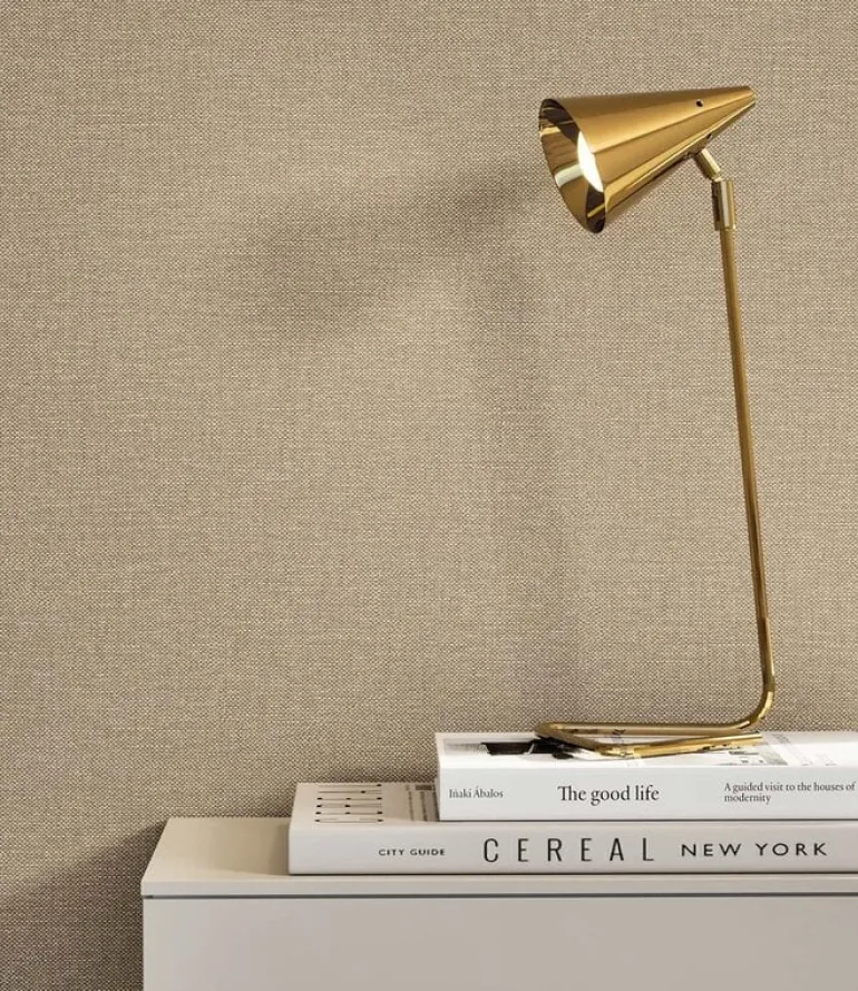 Naturel chique behang linnen look Madeira - SW-011