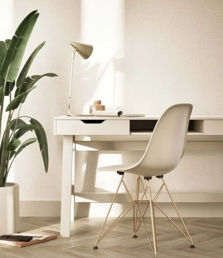 Naturel chique behang linnen look Manhattan - SW-008