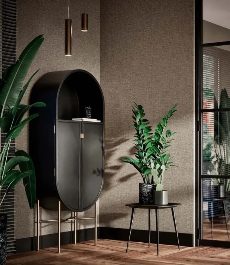 Naturel chique behang linnen look Brooklyn - SW-015