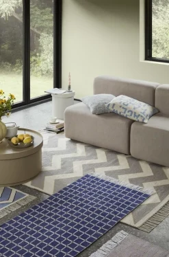 Noah vloerkleed blauw 140x200cm - 70070339