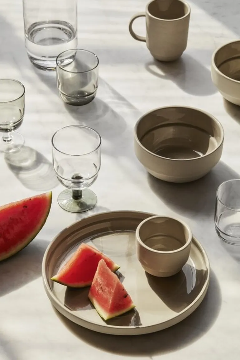 Nordic Bistro schaaltjes beige set van 6 stuks - 14534000