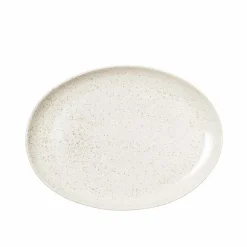 Nordic Vanilla ovale borden - set van 4 stuks