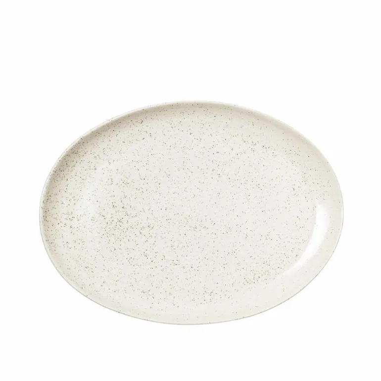 Nordic Vanilla ovale borden - set van 4 stuks