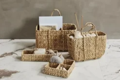 Osa manden/tassen naturel - set van 2 stuks