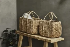 Osa manden/tassen naturel - set van 2 stuks