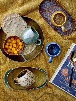 Paula bord groen - set van 6 stuks