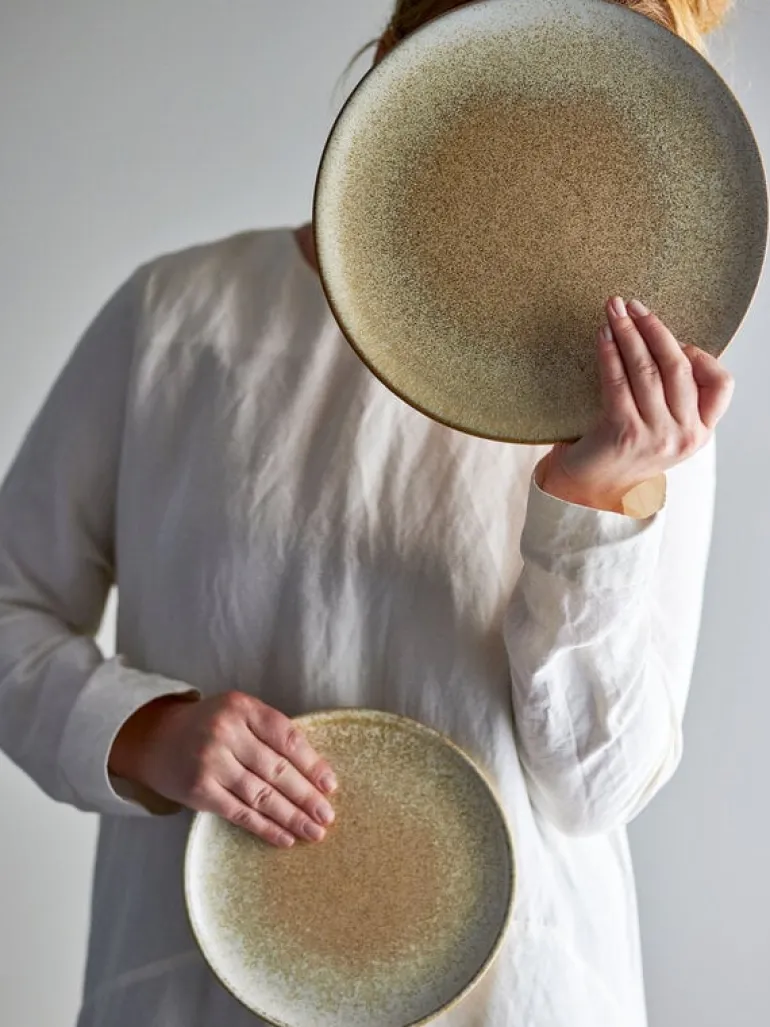 Paula borden Ø26,5cm naturel set van 4 stuks - 82061658