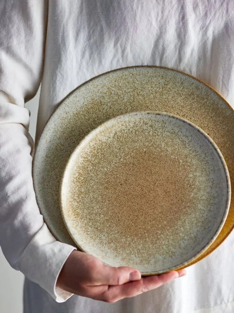 Paula borden Ø26,5cm naturel set van 4 stuks - 82061658