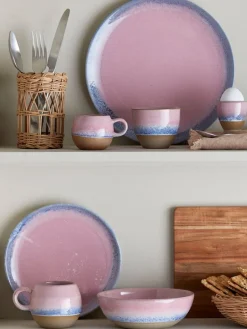 Paula eierdoppen roze set van 8 stuks - 82061636