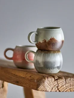 Paula espresso kopjes grijs set van 4 stuks - 82061632