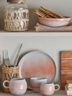 Paula espresso kopjes oranje set van 4 stuks - 82061631