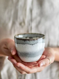 Paula kopjes grijs set van 6 stuks - 82060647