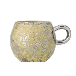 Paula mokken geel/zilver set van 4 stuks - 82072412