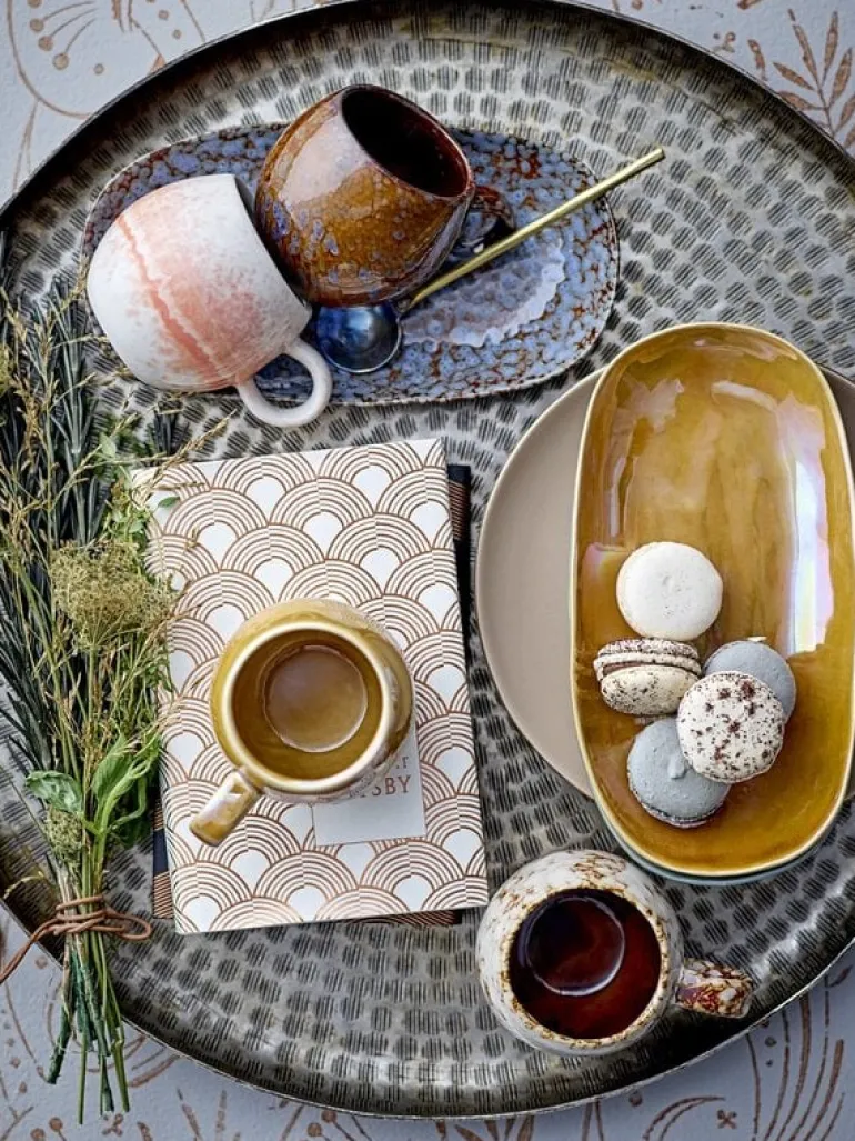 Paula mokken oranje - set van 6 stuks