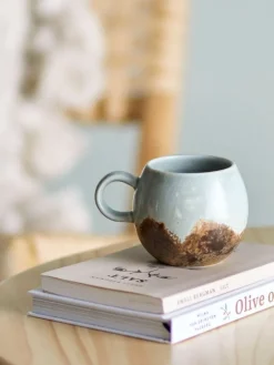 Paula ontbijt servies set van 12 stuks bruin - 82060940