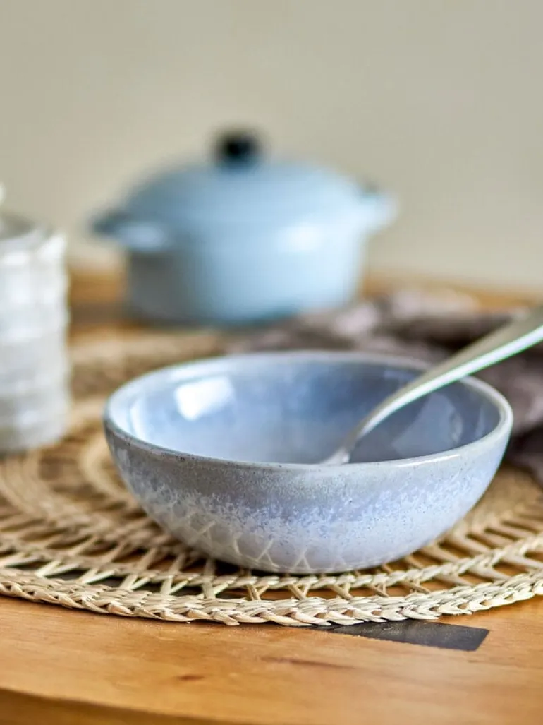 Paula ontbijt servies set van 12 stuks blauw - 82061529