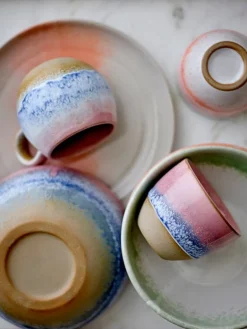 Paula schaaltjes roze set van 6 stuks - 82060928