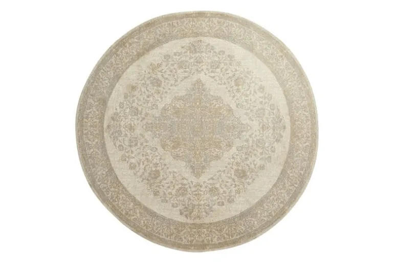 Pearl geweven vloerkleed - zand/beige Ø240cm