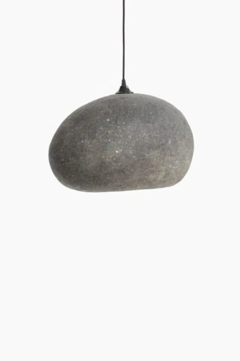 Pebble hanglamp grijs - large