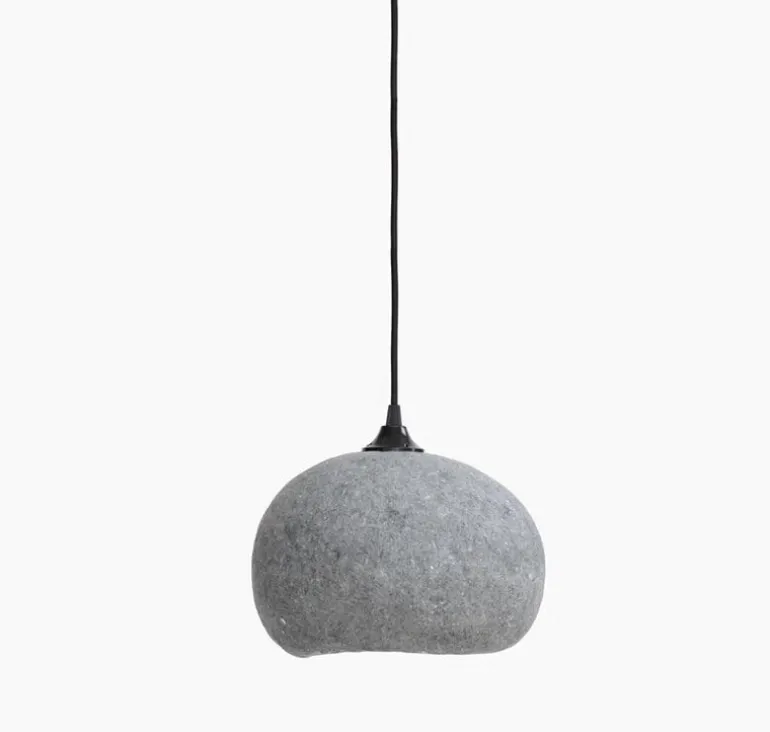 Pebble hanglamp grijs - small